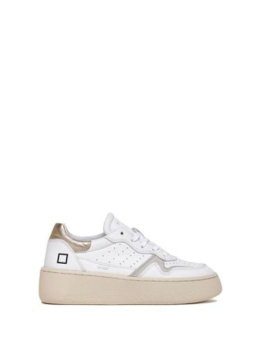 D. A.T. E. Womens Step Leather Sneakers - D.A.T.E. - Modalova