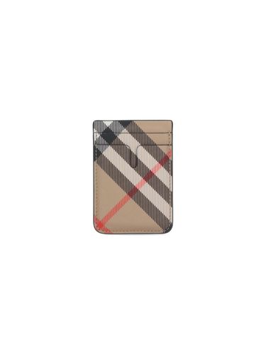 Burberry check Card Holder - Burberry - Modalova