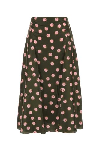 Fendi Printed Silk Skirt - Fendi - Modalova