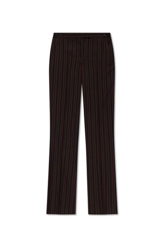 Pinstriped Low-rise Trousers - Alexander McQueen - Modalova