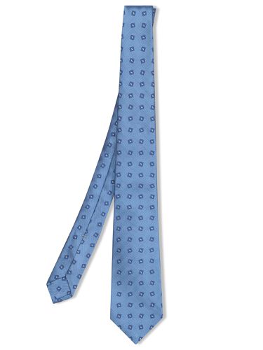 Kiton Light Sky Micro Pattern Tie - Kiton - Modalova