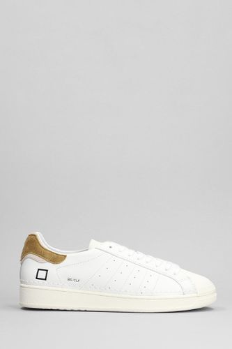 D. A.T. E. Base Sneakers In White Leather - D.A.T.E. - Modalova