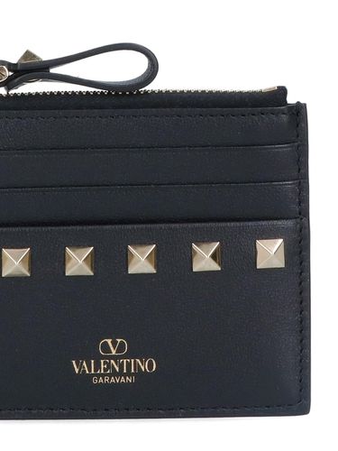 Rockstud Zip Card Holder - Valentino Garavani - Modalova