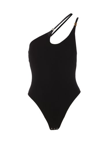 Jersey Body With Asymmetrical Neckline - Elisabetta Franchi - Modalova