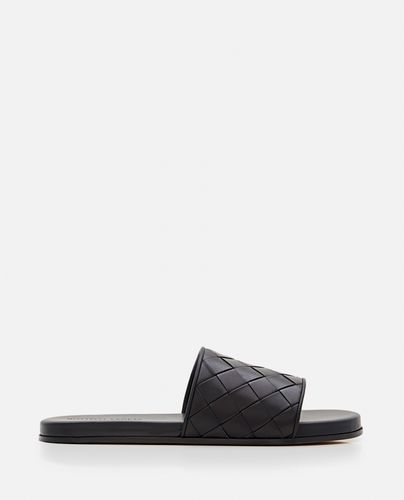 Intreccio Leather Slippers - Bottega Veneta - Modalova