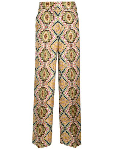 Etro Silk Palazzo Trousers - Etro - Modalova