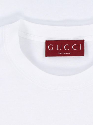 Gucci Logo Print T-shirt - Gucci - Modalova