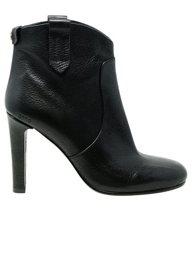 Kelsey Black Leather Ankle Boots - Golden Goose - Modalova