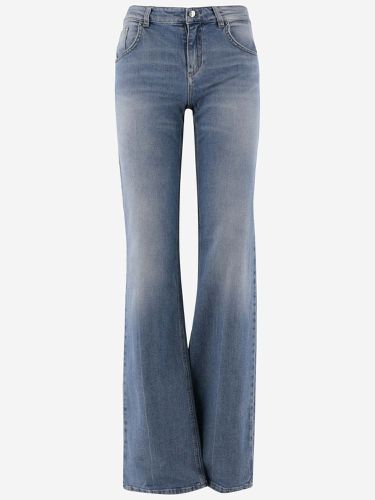Flared Jeans In Stretch Cotton Denim - Blumarine - Modalova