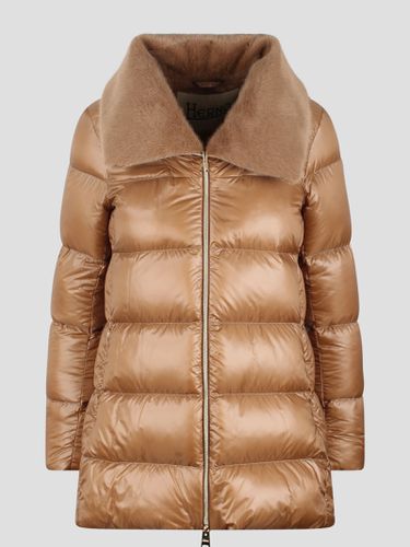 Herno Eco-fur Collar Down Jacket - Herno - Modalova