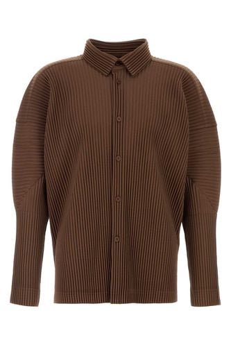 Brown Polyester Shirt - Homme Plissé Issey Miyake - Modalova