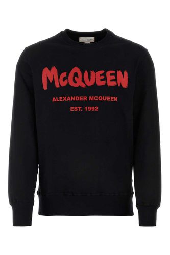 Logo Printed Crewneck Sweatshirt - Alexander McQueen - Modalova