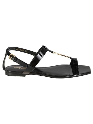 Cassandra 05 Flat Sandals - Saint Laurent - Modalova