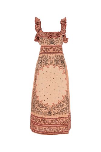 Printed Linen Matchmaker Dress - Zimmermann - Modalova
