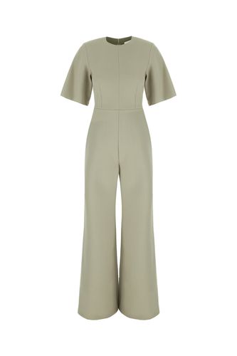 Sage Green Wool Jumpsuit - Ami Alexandre Mattiussi - Modalova