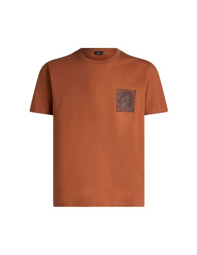 T-shirt With Paisley Patch - Etro - Modalova