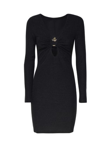 Fitted Minidress With Circle Snake Cut-out - Just Cavalli - Modalova