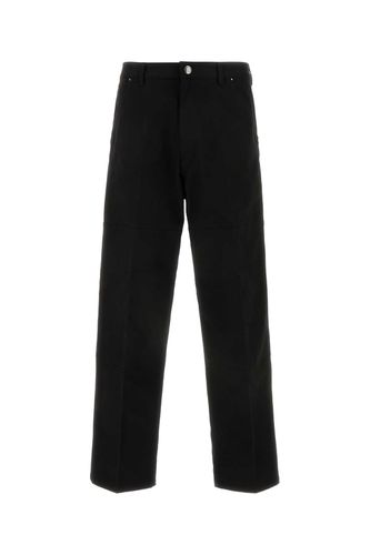 Moncler Black Stretch Cotton Pant - Moncler - Modalova