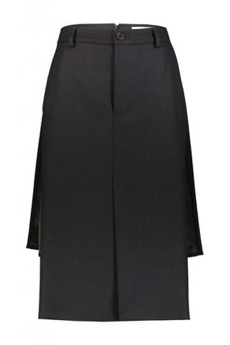 Flat Pencil Skirt With Front Panel - Balenciaga - Modalova