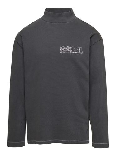 Grey Pullover With Printed Logo In Cotton Unisex - ERL - Modalova