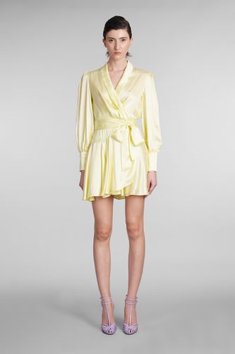 Zimmermann Dress In Yellow Silk - Zimmermann - Modalova