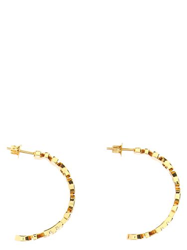 Moschino Logo Earrings - Moschino - Modalova