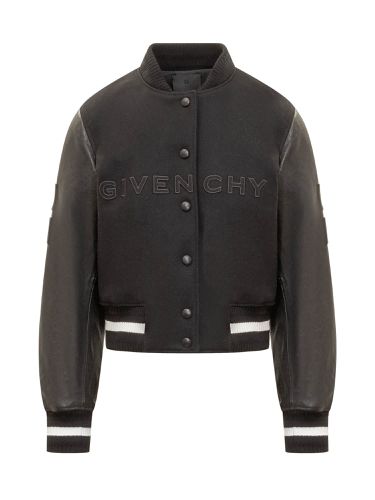 Givenchy Cropped Varsity Jacket - Givenchy - Modalova