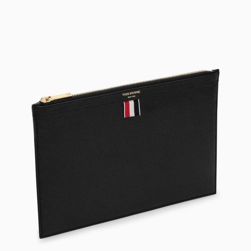 Grained Leather Envelope - Thom Browne - Modalova