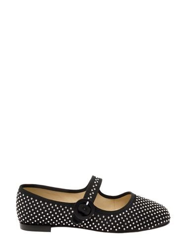 Georgia Flat Mary-jane Rhinestone With Grosgrain Trim - Repetto - Modalova