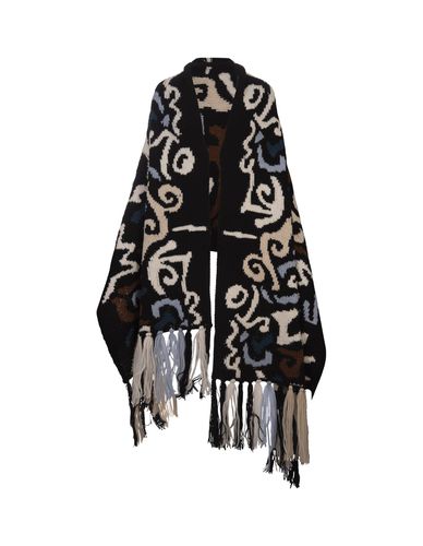 Alpaca Mix Scarf With Jacquard Pattern - Ermanno Scervino - Modalova