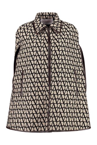 Valentino Wool Cape Coat - Valentino - Modalova