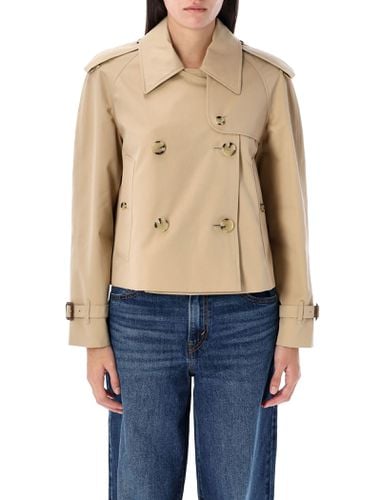 Cropped Gabardine Trench Jacket - Burberry London - Modalova