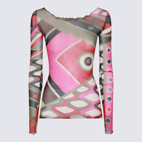 Pucci Pink And Multicolor T-shirt - Pucci - Modalova