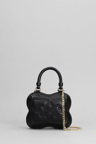 Ganni Hand Bag In Black Leather - Ganni - Modalova