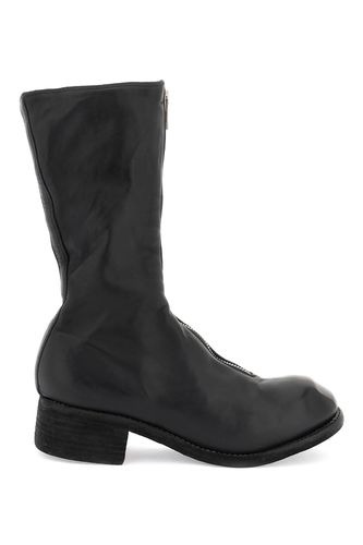 Guidi Front Zip Leather Boots - Guidi - Modalova