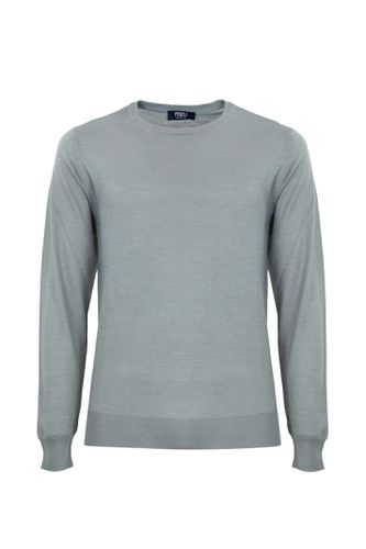 Cashmere And Silk Crew Neck Sweater - Fedeli - Modalova