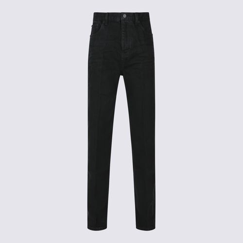 Saint Laurent Black Cotton Jeans - Saint Laurent - Modalova