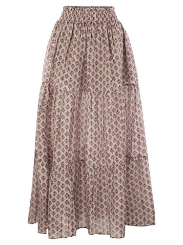 Cheyenne - Long Skirt In Cotton And Silk - MC2 Saint Barth - Modalova