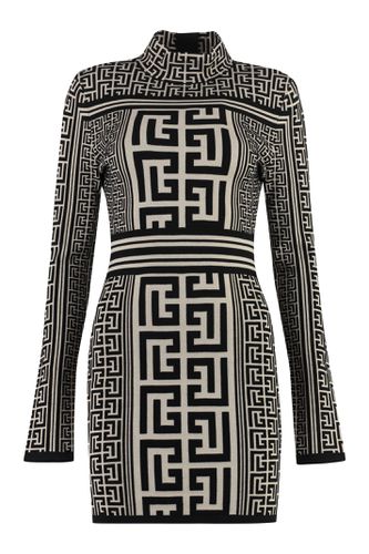 Balmain Jacquard Knit Mini-dress - Balmain - Modalova