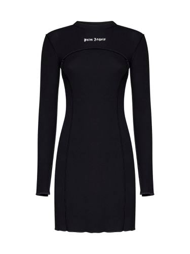 Palm Angels Double Layer Mini Dress - Palm Angels - Modalova