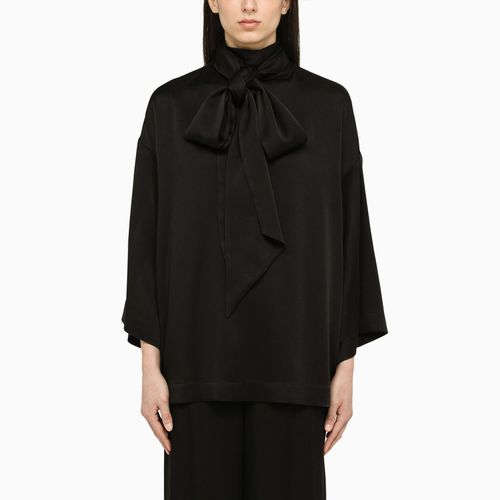 Crepe Envers Satin Blouse - Saint Laurent - Modalova