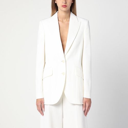 Ivory Wool Single-breasted Jacket - Stella McCartney - Modalova