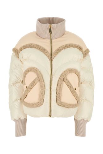 Ivory Nylon Corazon Down Jacket - Khrisjoy - Modalova