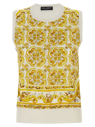 Dolce & Gabbana maiolica Top - Dolce & Gabbana - Modalova