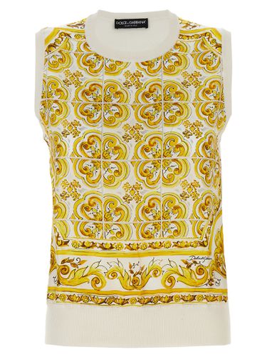 Dolce & Gabbana maiolica Top - Dolce & Gabbana - Modalova