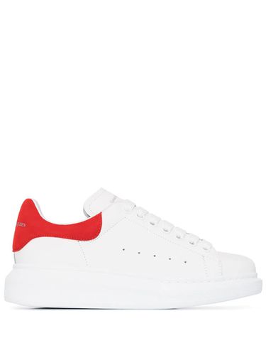 Oversize Sneakers With Red Suede Spoiler - Alexander McQueen - Modalova