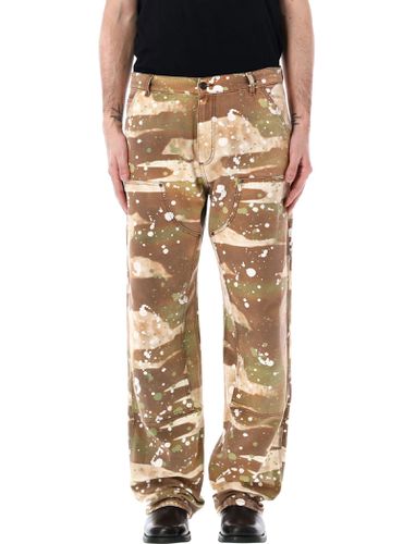 MSGM Dripping Camo Workwear Pants - MSGM - Modalova