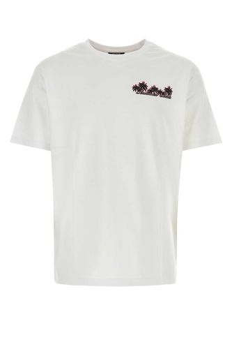 Balmain White Cotton T-shirt - Balmain - Modalova