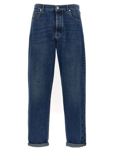 Logo Embroidery Jeans - Brunello Cucinelli - Modalova