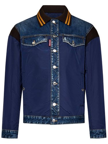 Dsquared2 Varsity Denim Jacket - Dsquared2 - Modalova